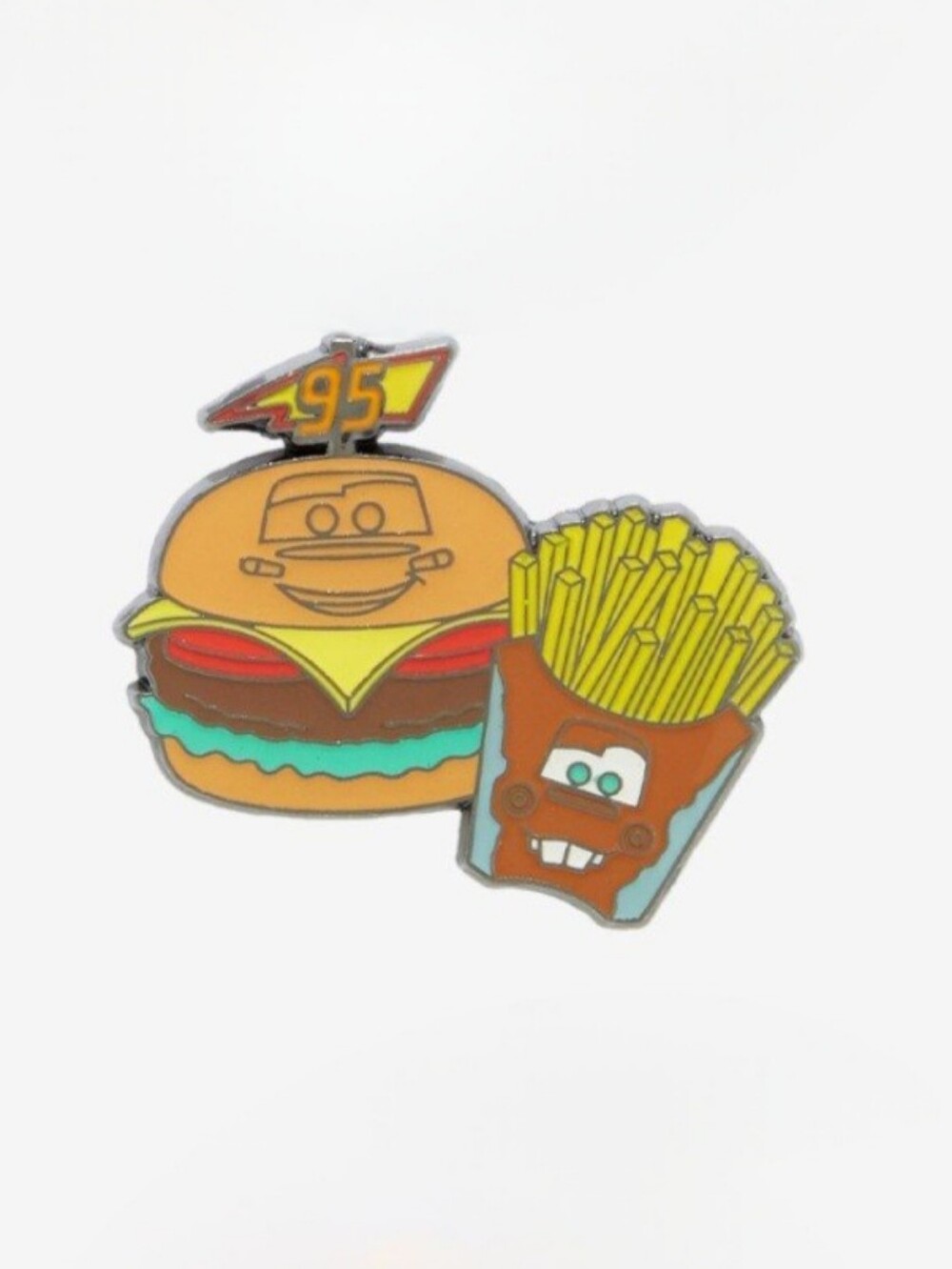 (3/$60) Loungefly Disney Pixar Fast Food Enamel Pin Featuring Cars